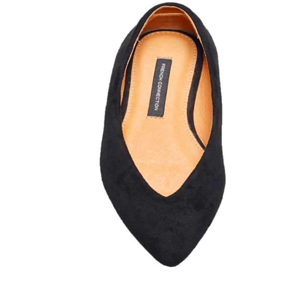 Brand: French Connection  French Connection Almond Toe Ballet Flats with V